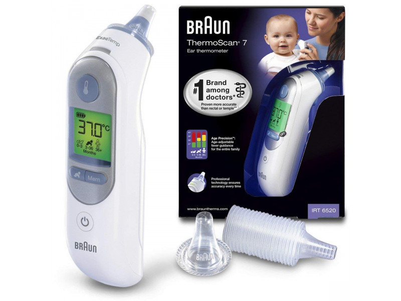 Braun Fieberthermometer ThermoScan 7 WE IRT 6520