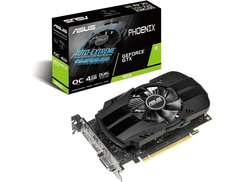 ASUS PH-GTX1650-O4G (4GB,DVI,HDMI,DP,Active) 90YV0CV0-M0NA00