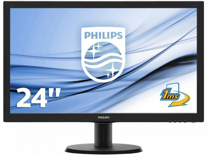 Philips 24 243V5LHSB LED-Display HDMI, DVI, VGA - 243V5LHSB/00