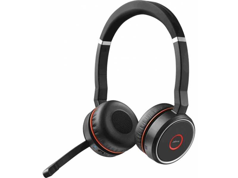 Headset JABRA Evolve 75 MS Duo inkl.Ladestat.&Link370 Bluet. 7599-832-199