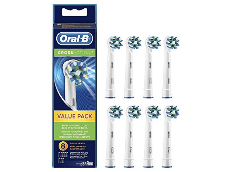 ORAL-B Ersatzbürsten CrossAction EB50-8