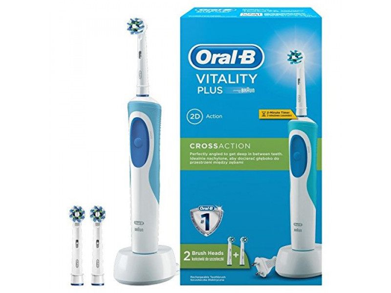 Oral-B Zahnbürste D12.523 + 2 Ersatzbürsten