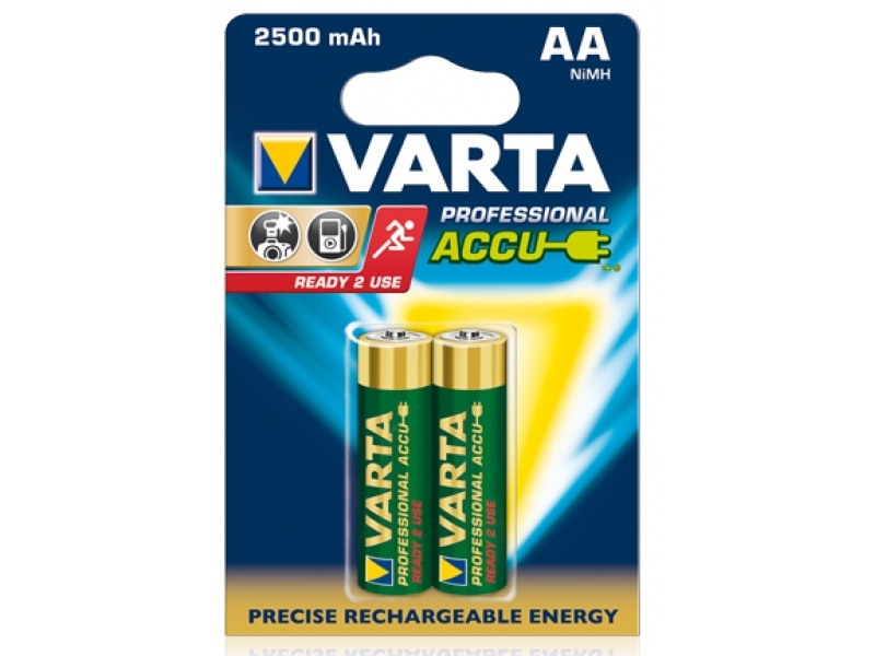 Varta Akku NiMH Mignon AA 2600mAh Blister (2er Pack) 05716 101 402