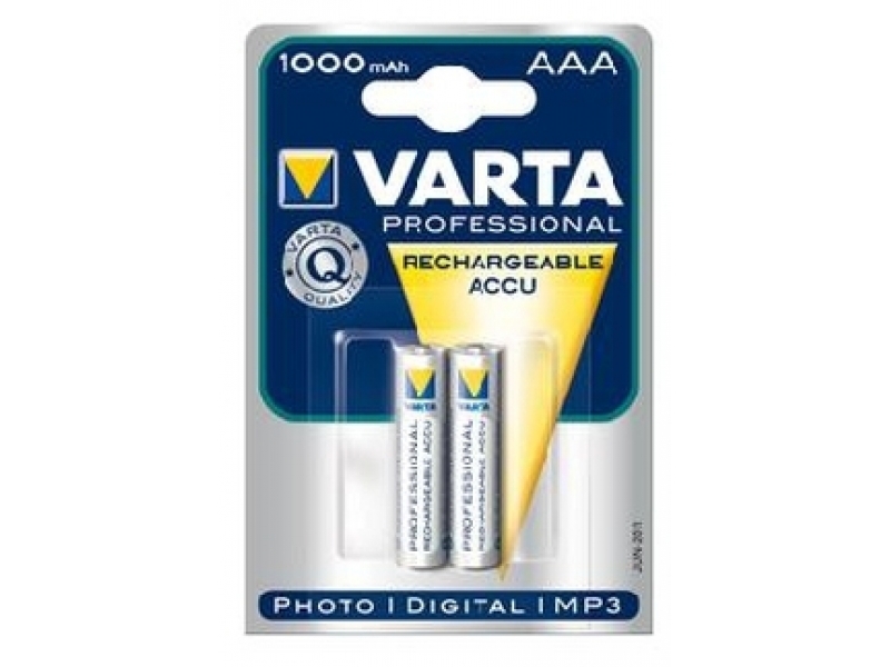 Varta Batterie Professional NiMH 1000 mAh AAA Rechargeable 05703 301 402