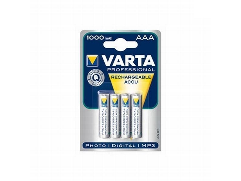 Varta Batterie Professional NiMH 1000 mAh AAA Rechargeable 05703 301 404