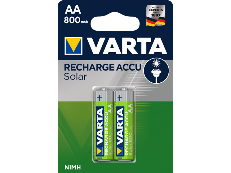 Varta Akku NiMH Mignon AA 800mAh Solar (2er Pack) 56736 101 402