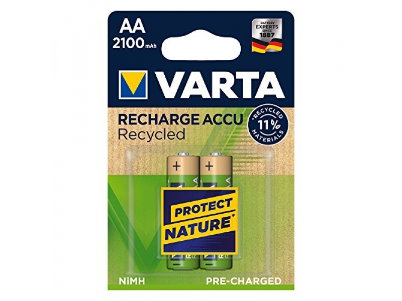 Varta Akku NiMH Mignon AA 2100mAh Blister (2er Pack) 56816 101 402