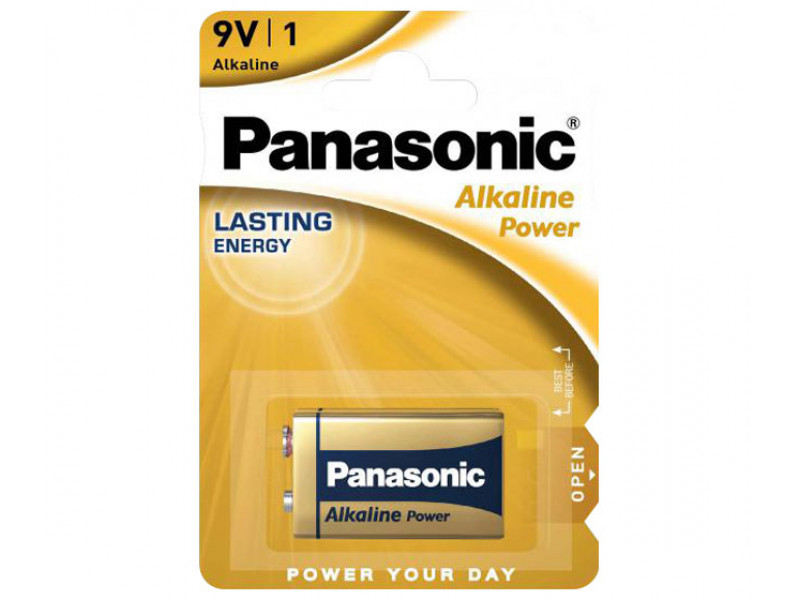 Panasonic Batterie Alkaline E-Block LR61 9V Blister (1-Pack) 6LR61APB/1BP