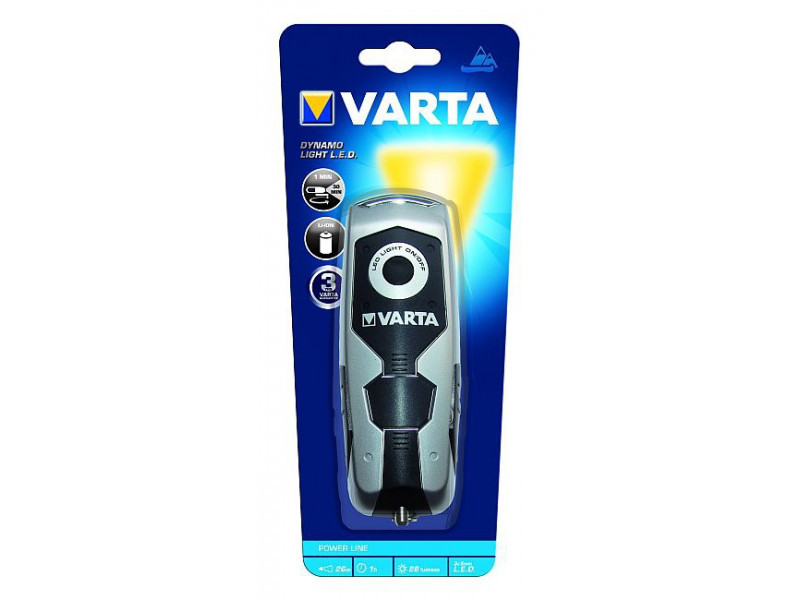 Varta LED Taschenlampe Power Line Dynamo Light 17680 101 401