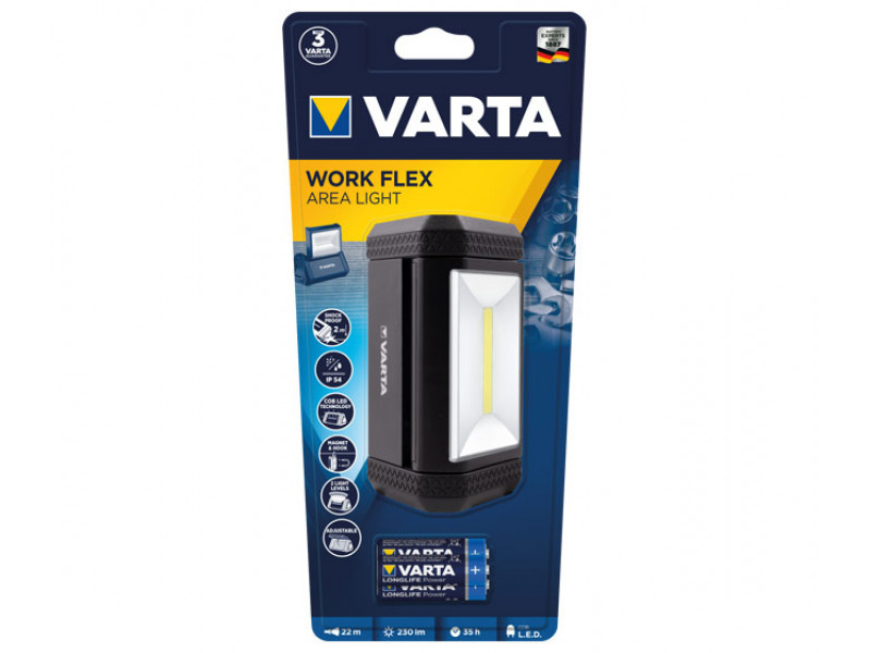 Varta LED Taschenlampe Work Flex Line Area Light 17648 101 421