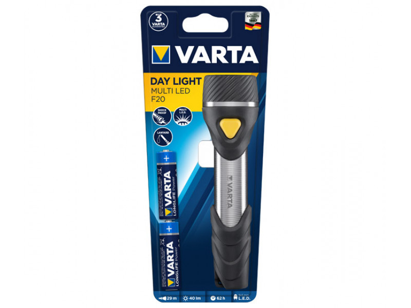 Varta LED Taschenlampe Day Light Multi F20 16632101421