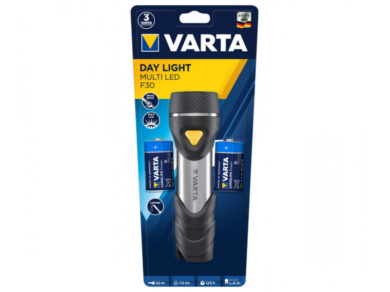 Varta LED Taschenlampe Day Light Multi LED F30 17612 101 421