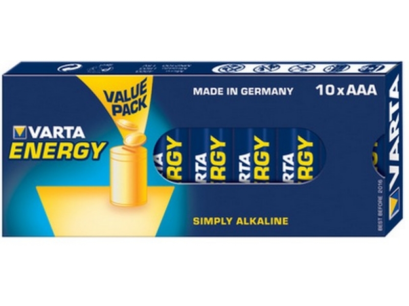 Batterie Varta Alkaline Micro AAA Energy Retail Box (10-Pack) 04103 229 410