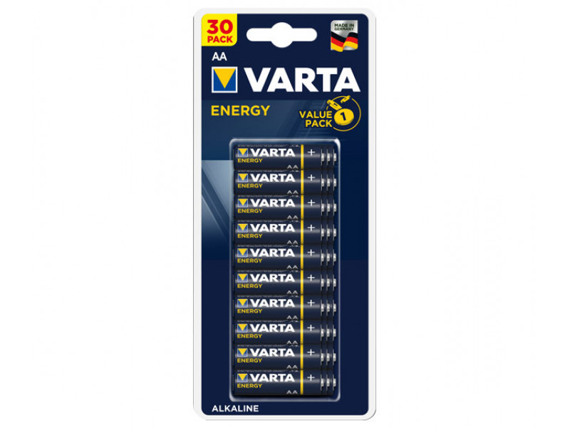 Varta Batterie Alkaline Mignon AA Energy Blister (30-Pack) 04106 229 630