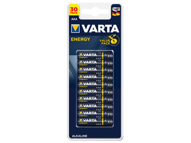 Batterie Varta Alkaline Micro AAA Energy Blister (30-Pack) 04103 229 630