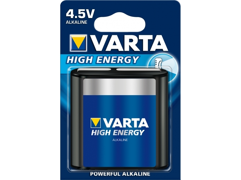 Varta Batterie Alk. Block 3LR12 4.5V High Energy Bl. (1-Pack) 04912 121 411