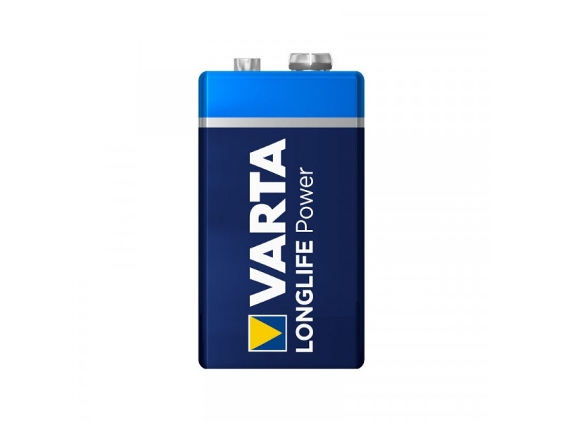 Varta Batterie Longlife Power Alkaline 6LR61 9V (1-Pack)-bulk 04922 121 111