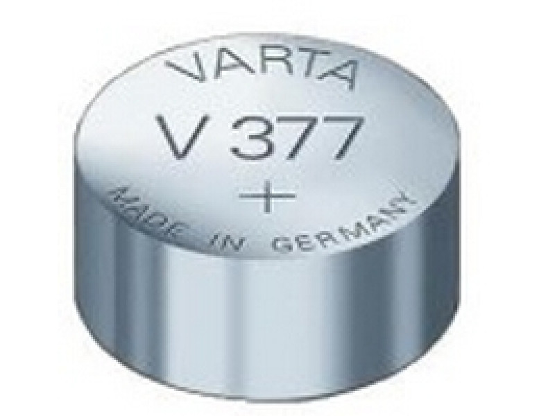 Varta Batterie Silver Oxide Knopfzelle 377 Blister (1-Pack) 00377 101 401