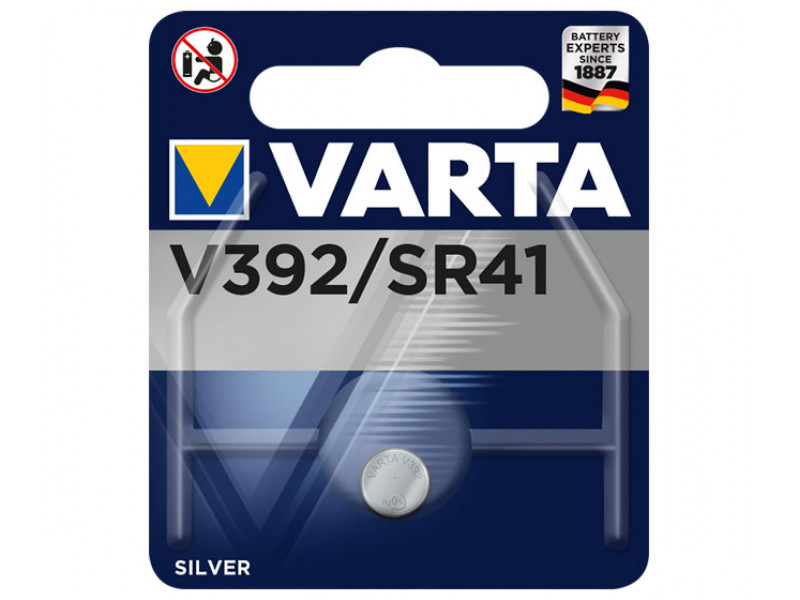 Varta Batterie Silver Oxide Knopfzelle 392 Blister (1-Pack) 00392 101 401