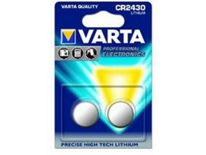 Varta Batterie Lithium Knopfzelle CR2430 Blister (2-Pack) 06430 101 402