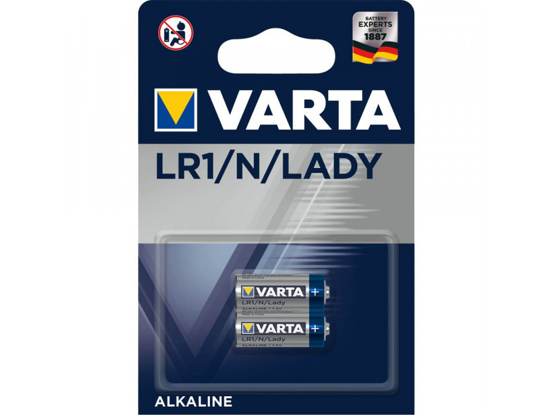 Varta Batterie Alkaline 4001 LR1/Lady Blister (2-Pack) 04001 101 402