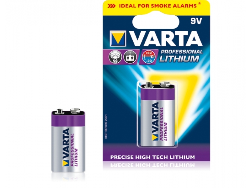 Varta Batterie Lithium E-Block 6FR61 9V Blister (1-Pack) 06122 301 401