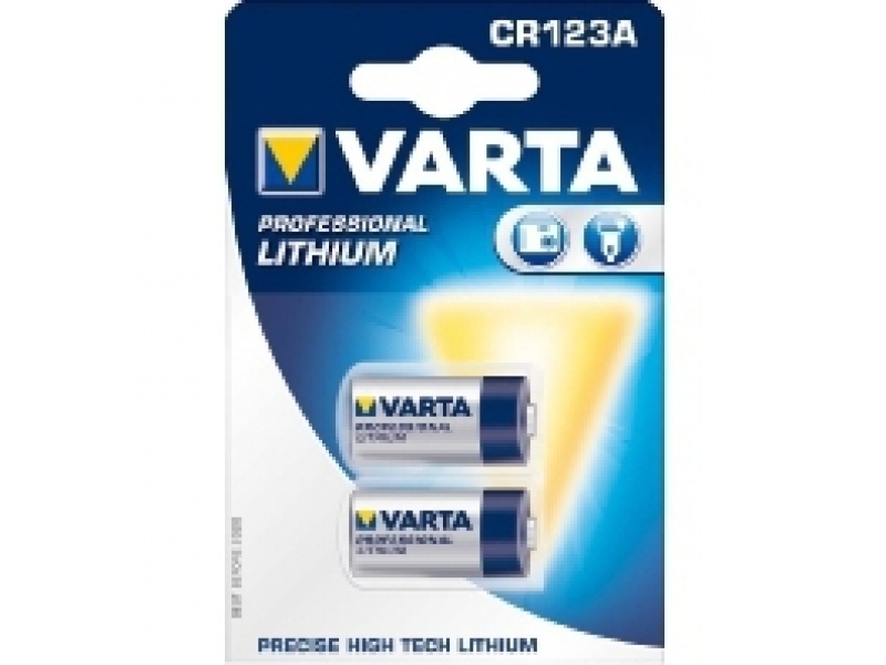 Varta Batterie Lithium Photo CR123A 3V Blister (2-Pack) 06205 301 402