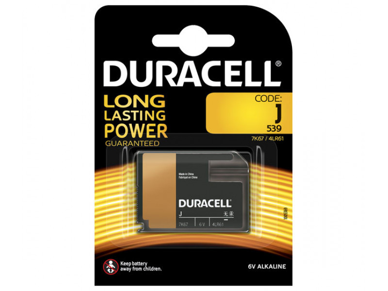 Duracell Batterie Alkaline Security J 6V Blister (1-Pack) 767102