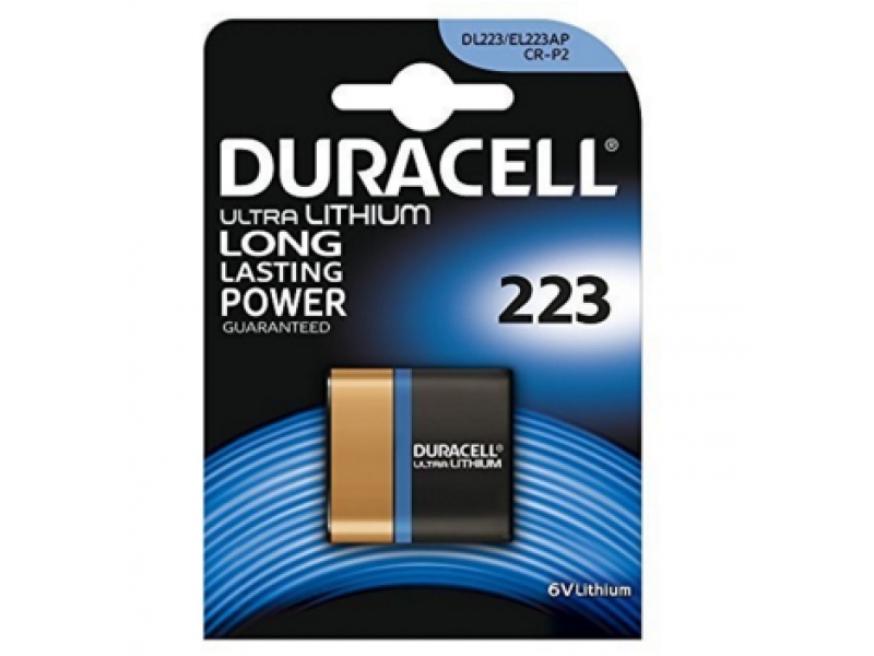 Duracell Batterie Lithium Photo CR-P2 6V Ultra Blister (1-Pack) 223103