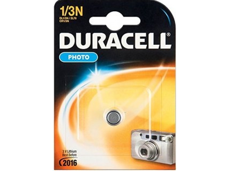 Duracell Batterie Lithium Knopfzelle CR1/3N 3V Photo Retail (1-Pack) 003323