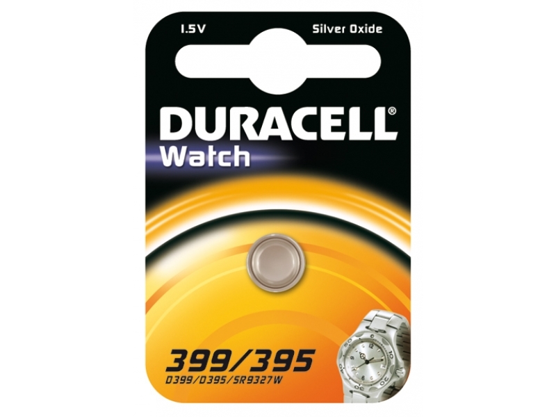 Duracell Batterie Silver Oxide Knopfzelle 399/395 Blister (1-Pack) 068278