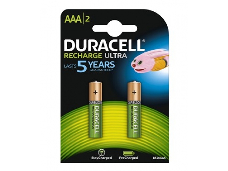 Duracell Akku NiMH Micro AAA HR03 1.2V/850mAh Recharge Ultra Blister