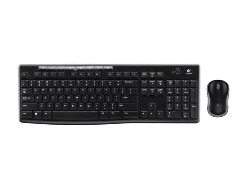 Logitech MK270 Standard RF Wireless QWERTZ Black Mouse included 920-004526