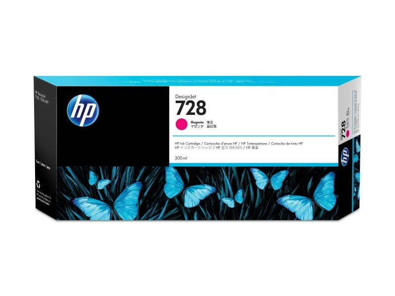 HP 728 300-ml Magenta Tintenpatrone F9K16A