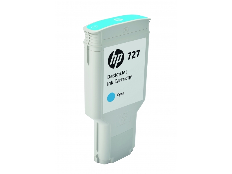 HP 727 300-ml Tintenpatrone cyan F9J76A