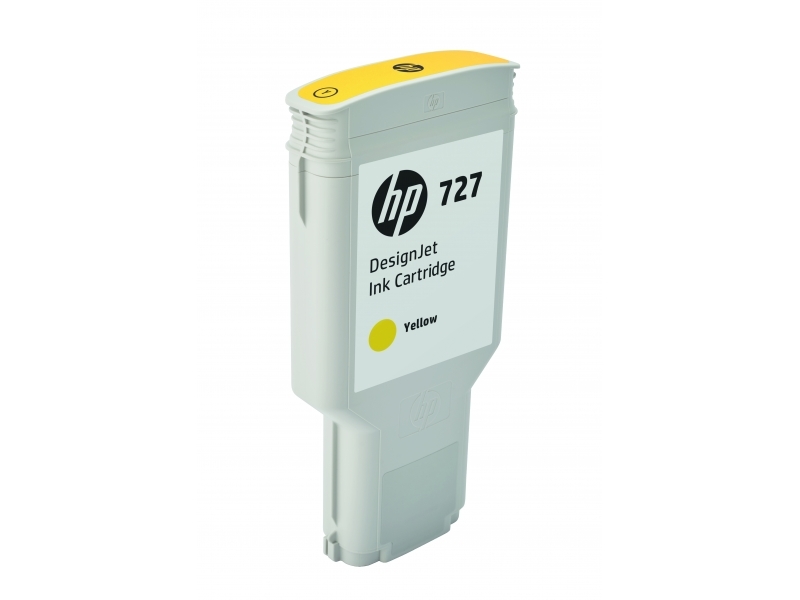 HP 727 300-ml Tintenpatrone Gelb F9J78A