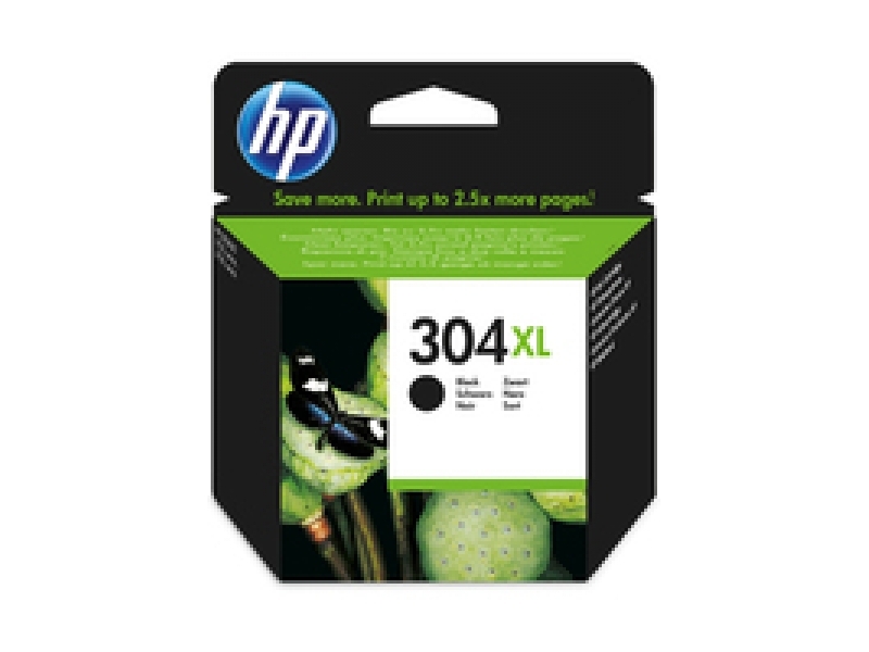 HP 304XL Tintenpatrone Schwarz N9K08AE#UUS