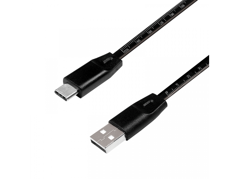 LogiLink USB 2.0 Kabel zu USB-C Stecker schwarz 1,0m CU0157