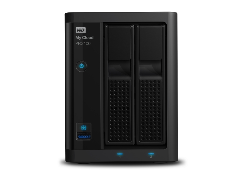 WD My Cloud Pro PR2100 8TB 2Bay NAS 2xHDD QuadCore WDBBCL0080JBK-EESN