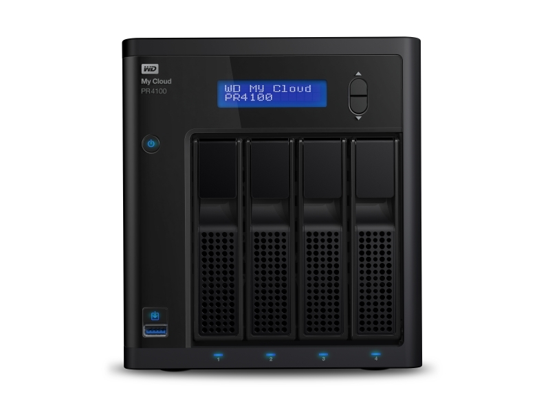 WD My Cloud Pro PR4100 Case 4Bay NAS Diskless 4Gb RAM WDBNFA0000NBK-EESN