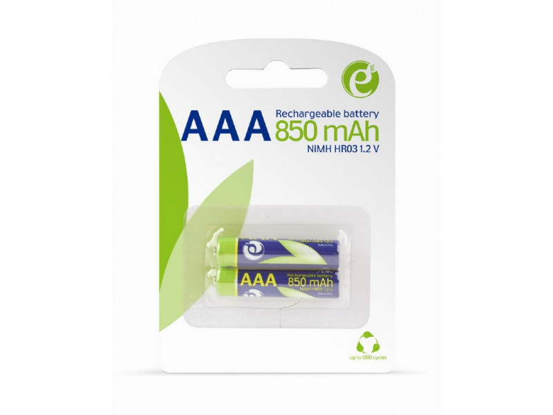 EnerGenie Ni-MH AAA Akku 850 mAh 2er Pack EG-BA-AAA8R-01