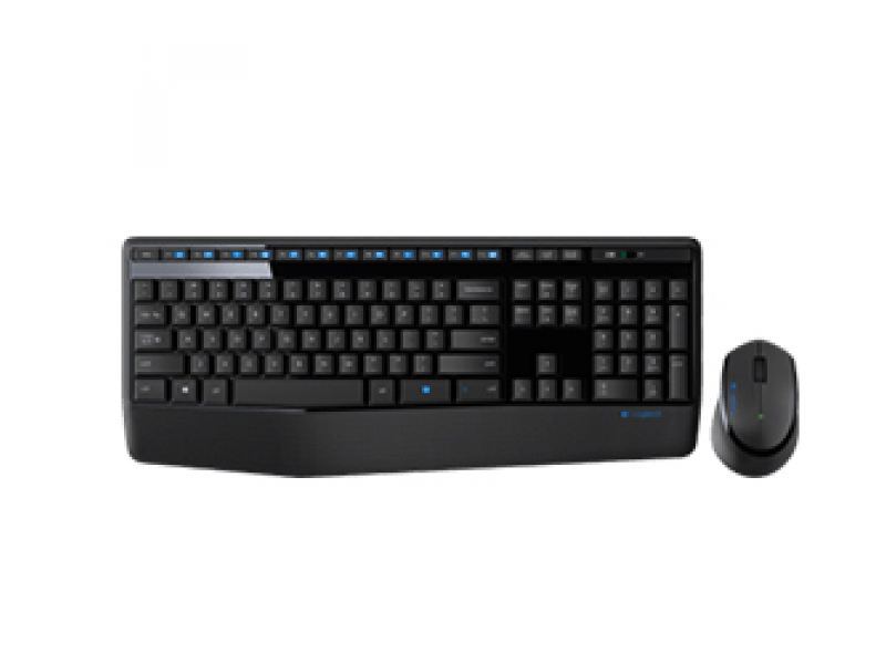 Logitech Tastatur set MK345 WL UK schwarz - 920-006489