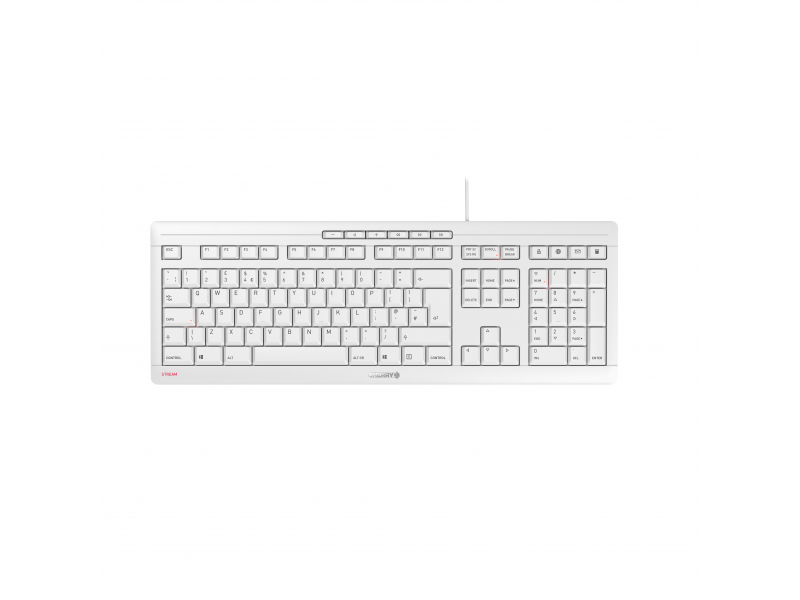 Cherry STREAM Tastatur weiß-grau US JK-8500EU-0