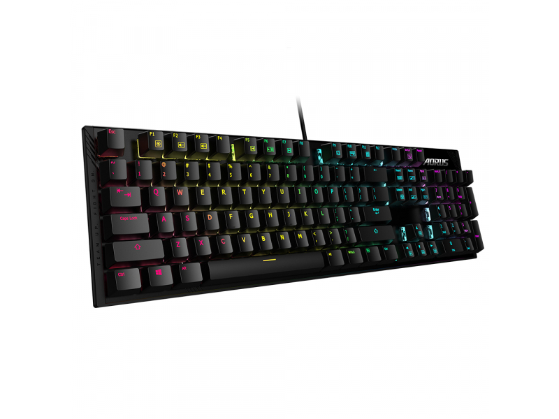 Gigabyte Standard - USB - QWERTY - RGB-LED - Schwarz AORUS K1