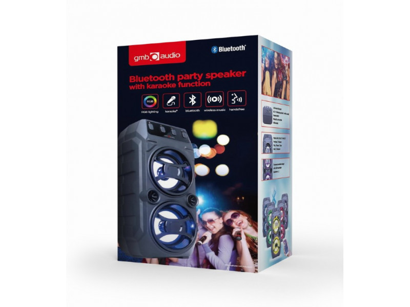 GMB Audio Bluetooth-Lautsprecher mit Karaoke-Funktion SPK-BT-13