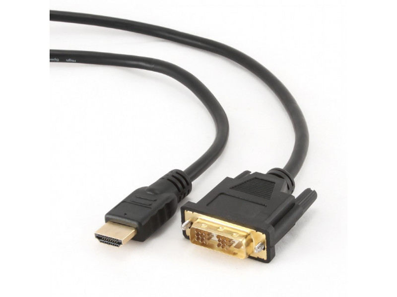 CableXpert CC-HDMI-DVI-6 HDMI auf DVI (männlich-männlich) Kabel 1,8m CC-H