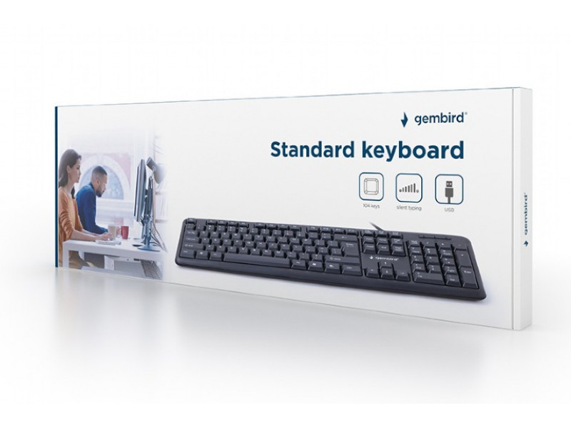 Gembird Standard-Tastatur KB-U-103-ES