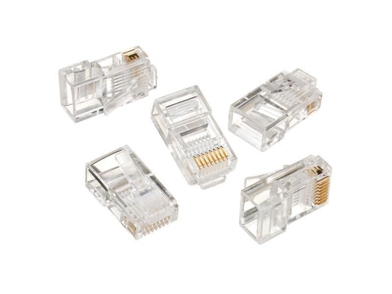 Modular Stecker 8P8C für solid LAN Kabel 10er Pack LC-8P8C-001/10