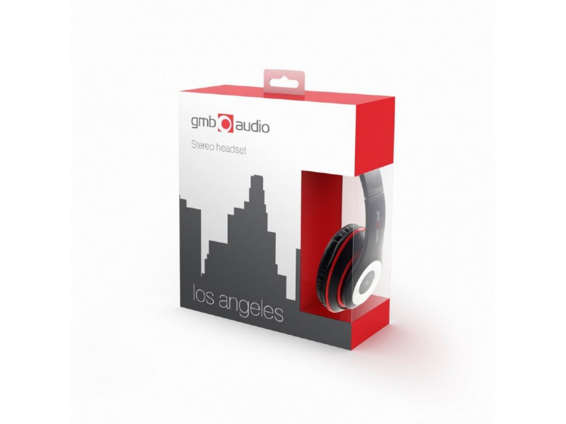 Gembird Stereo-Headset Los Angeles schwarz MHS-LAX-B