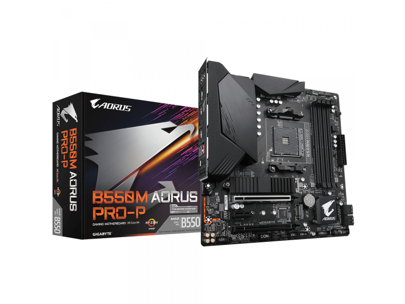 Gigabyte Mainboard (AM4) (D) | B550M-AORUS PRO-P